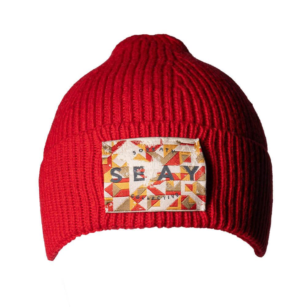 Seay / Cuffia Beanie Lana Rossa Limitato a 3 giorni