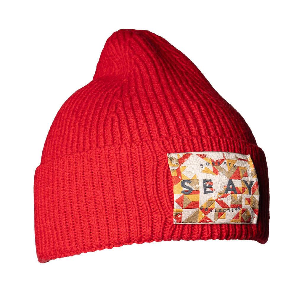 Seay / Cuffia Beanie Lana Rossa Limitato a 3 giorni
