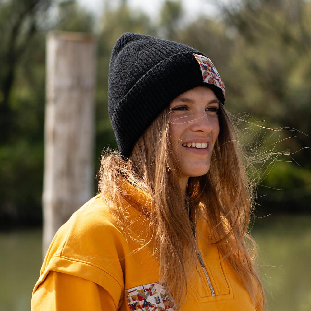 Seay / Cuffia Beanie Lana Nera 2025