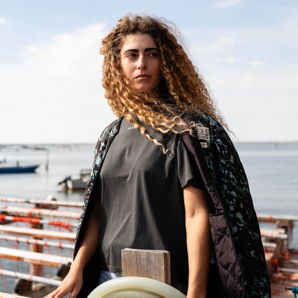 Seay / T-Shirt Loose Fit Nera Qualità Garantita