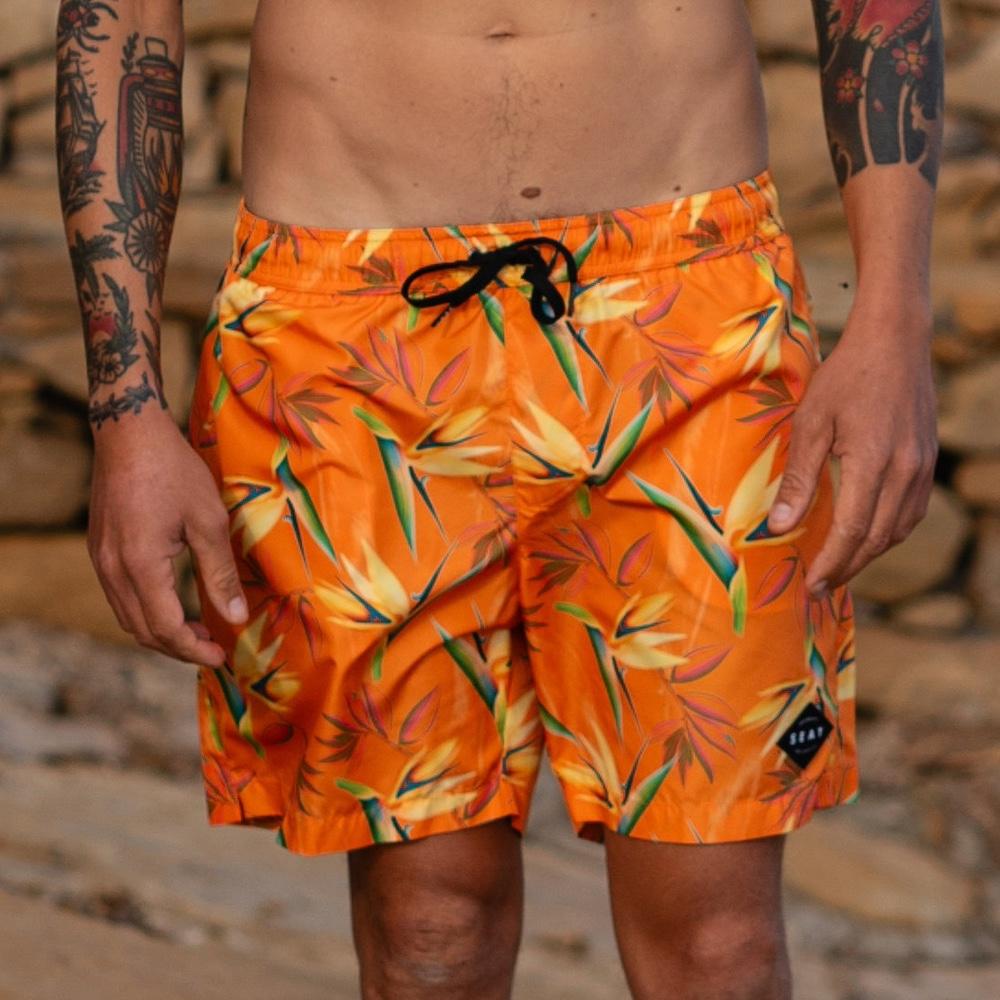Seay / Costume da Bagno Medio Arancione Bird of Paradise Shopping Online