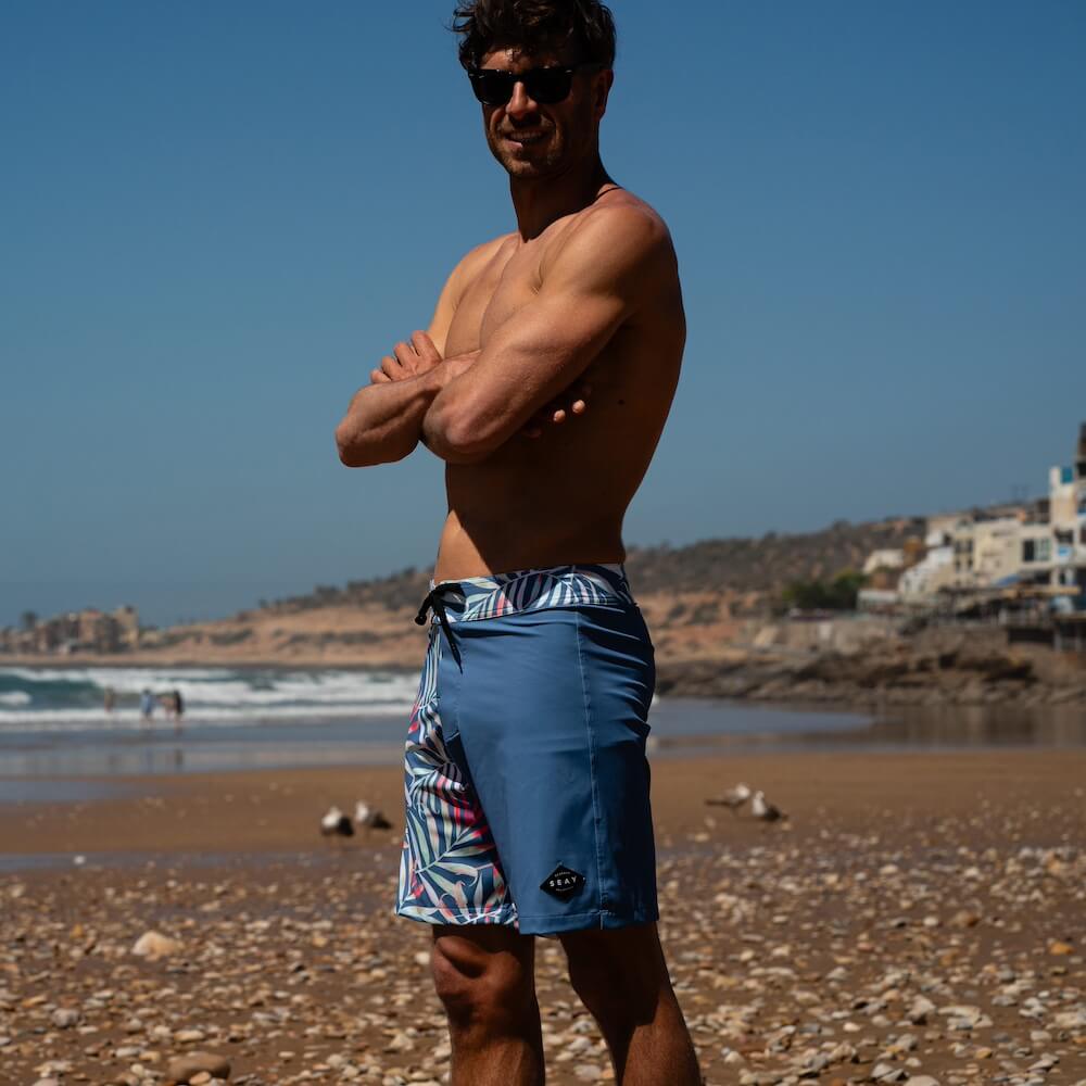 Seay / Boardshort Blu Bamboo Saldi