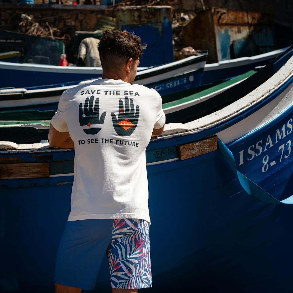 Seay / Boardshort Blu Bamboo Saldi