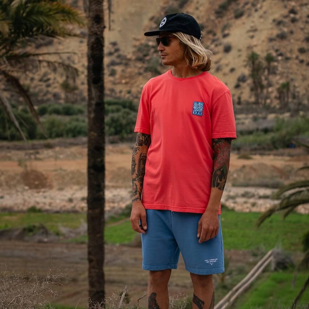 Seay / Pantalone in Felpa Corto Blu Bamboo In Linea