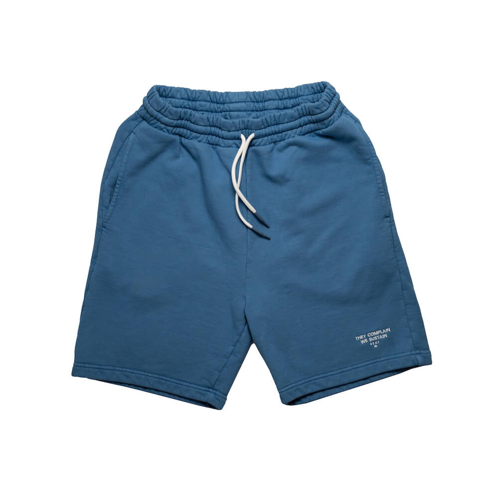 Seay / Pantalone in Felpa Corto Blu Bamboo In Linea