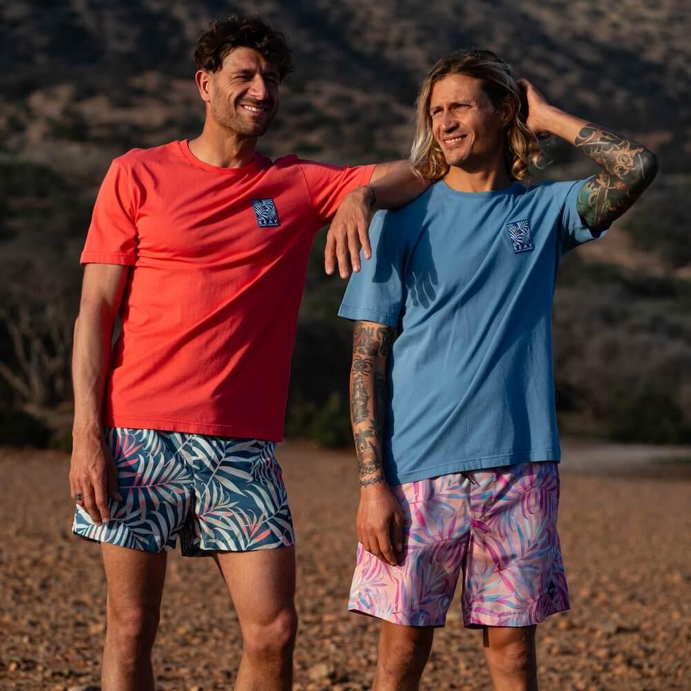Seay / T-Shirt Blu Bamboo Vendita