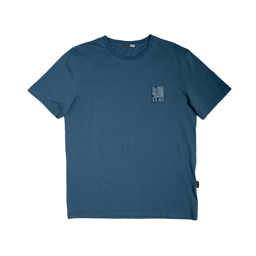 Seay / T-Shirt Blu Bamboo Vendita