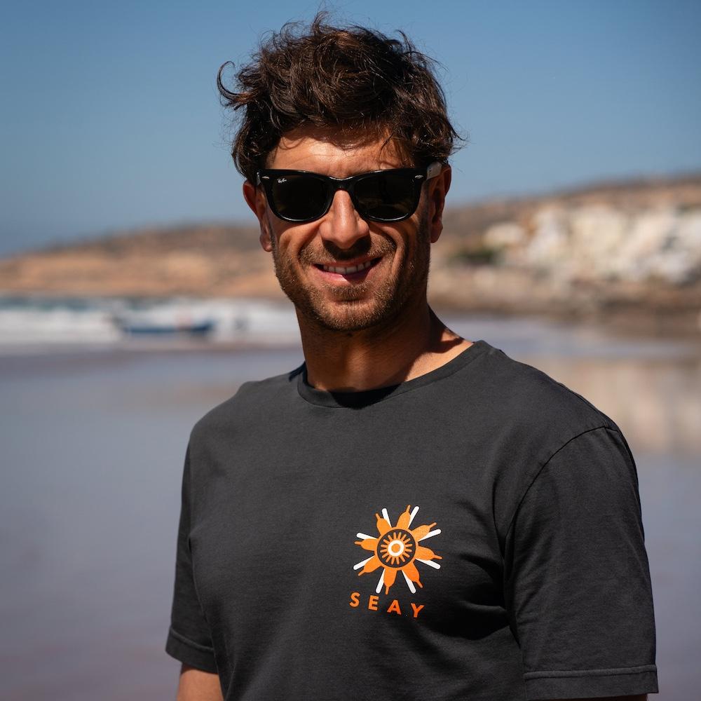 Seay / T-Shirt Nera Zero Impact Promozione