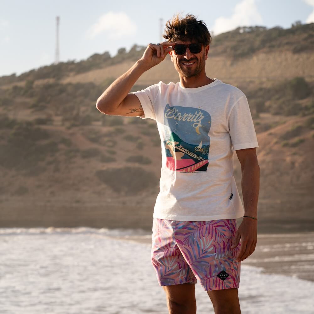 Seay / T-Shirt Bianca Biarritz Promozione Limitata