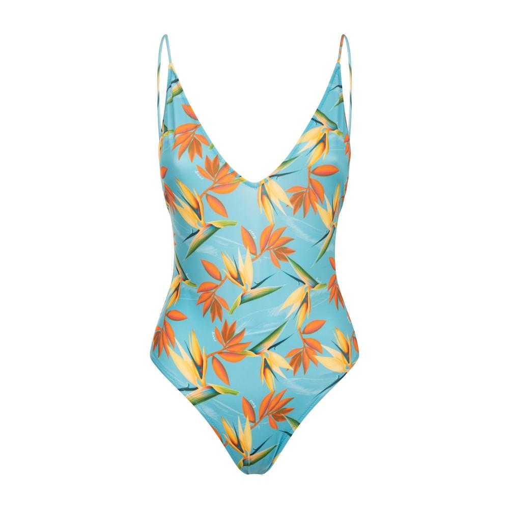 Seay / Costume Intero Azzurro Bird of Paradise Economico