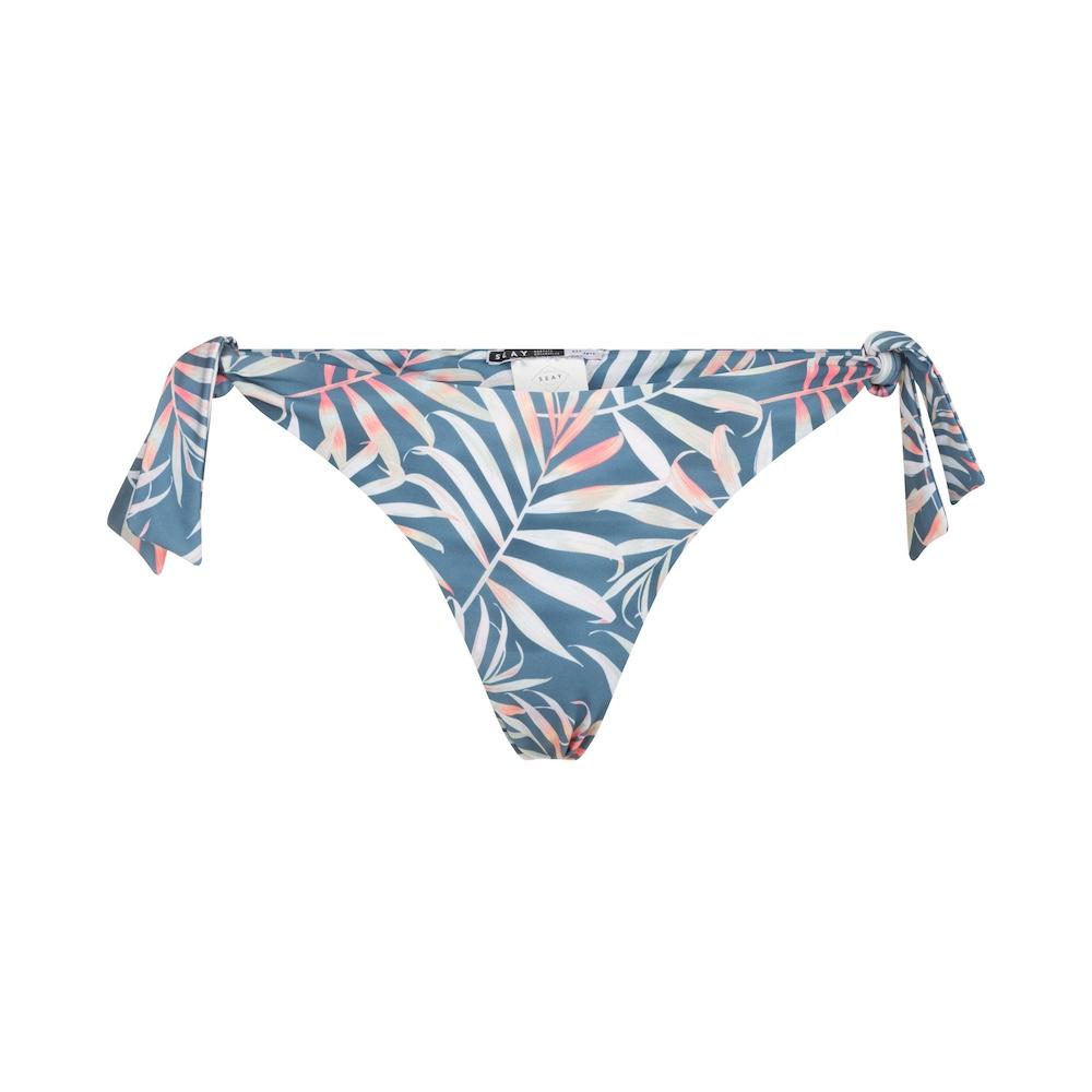 Seay / Slip Bikini con Laccetti Blu Bamboo Online