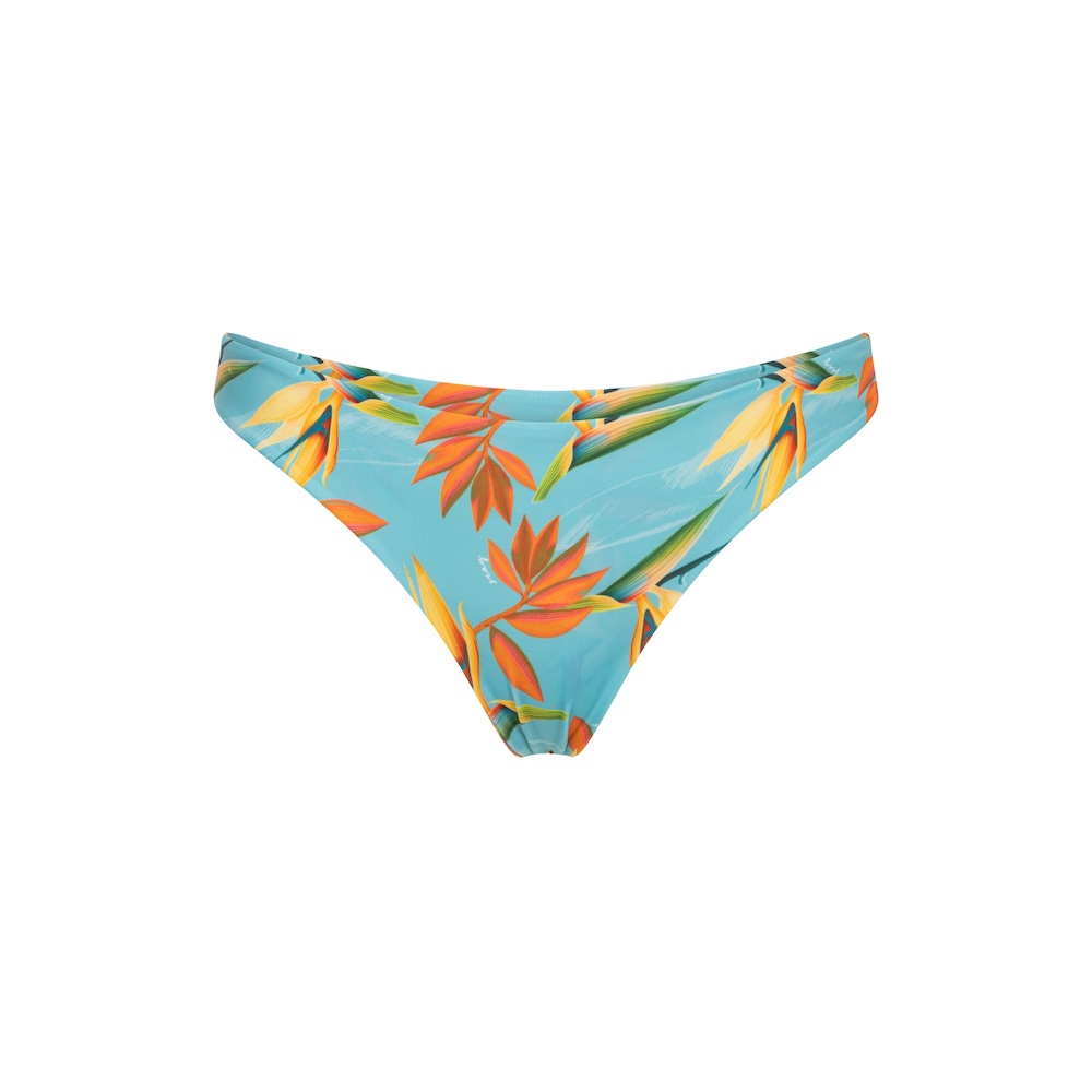 Seay / Slip Bikini Reversibile Azzurro Verde Bird of Paradise Offerte