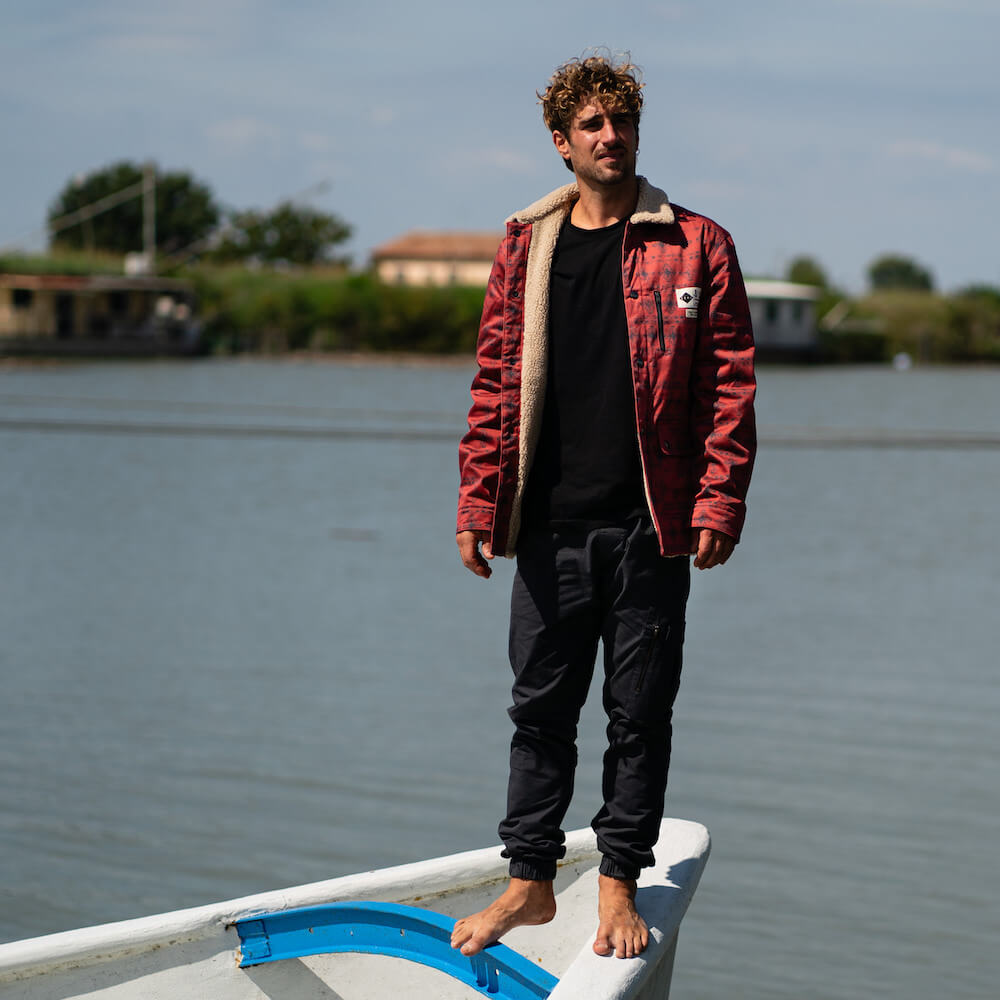 Seay / Giacca Denim Orsetto Rossa Laguna Affare Del Giorno