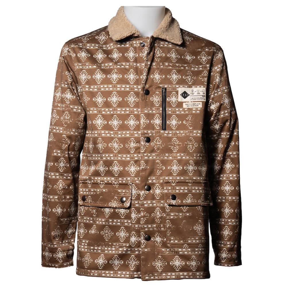 Seay / Giacca Denim Orsetto Marrone Laguna Sottocosto