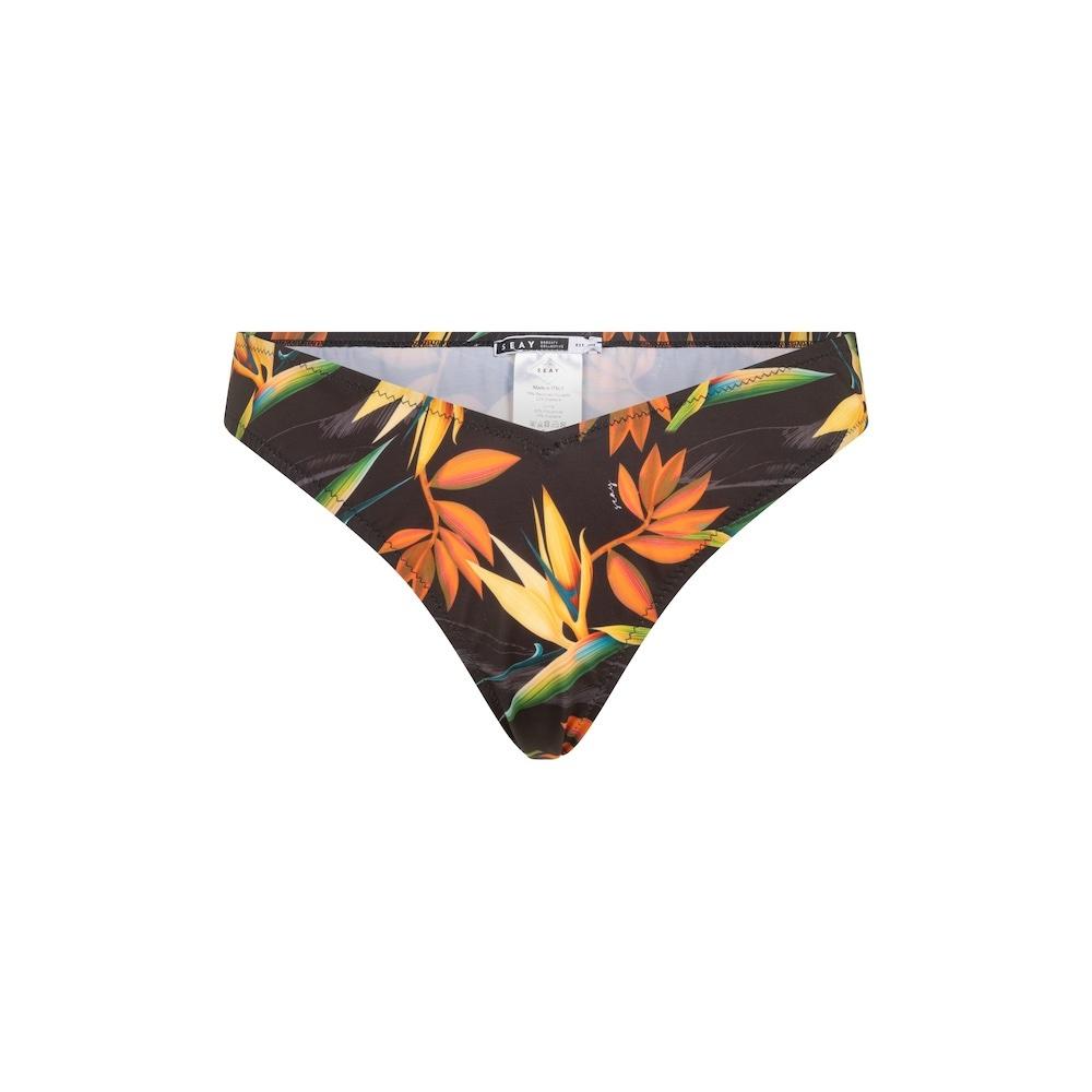 Seay / Slip Bikini Brasiliano Nero Bird of Paradise Economico