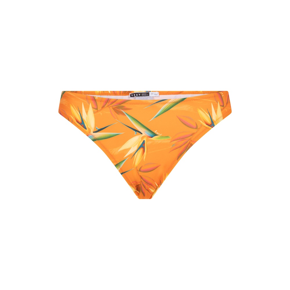 Seay / Slip Bikini Arancione Bird of Paradise In Vendita