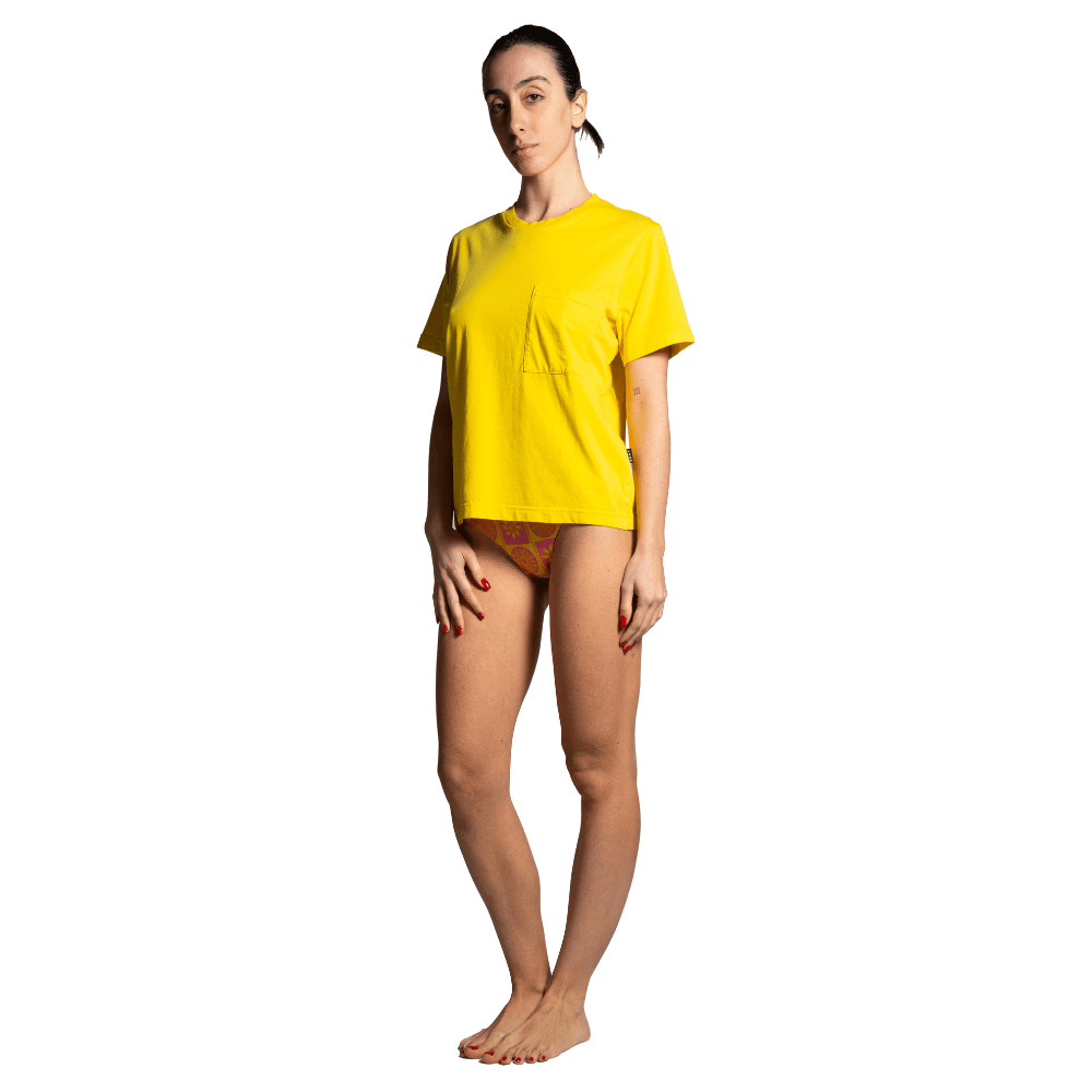 Seay / T-Shirt Gialla Symbols Hotsell