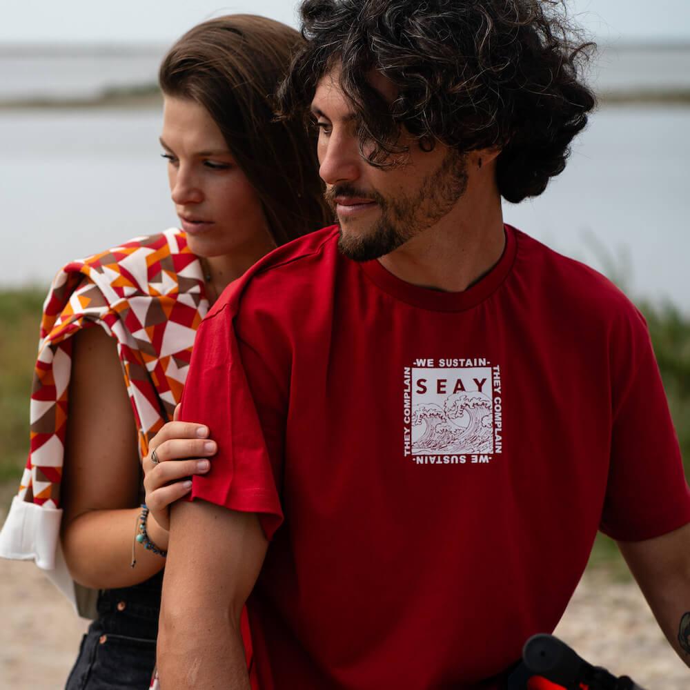 Seay / T-Shirt Rossa Ikaika Negozio