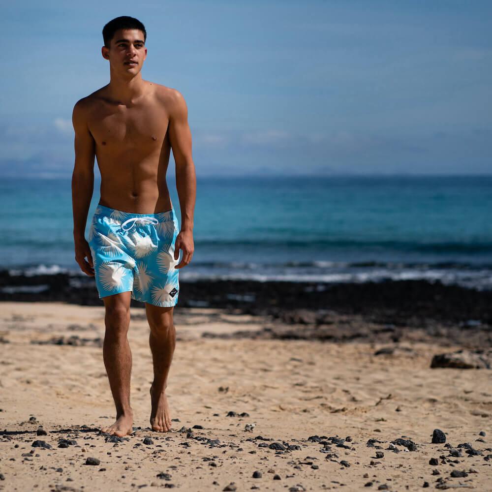 Seay / Swim Boxer Medio Azzurro Soffioni Promozione Limitata