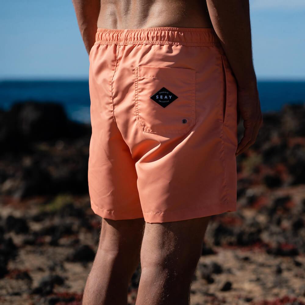 Seay / Swim Boxer Medio Arancio Akaup Sottocosto