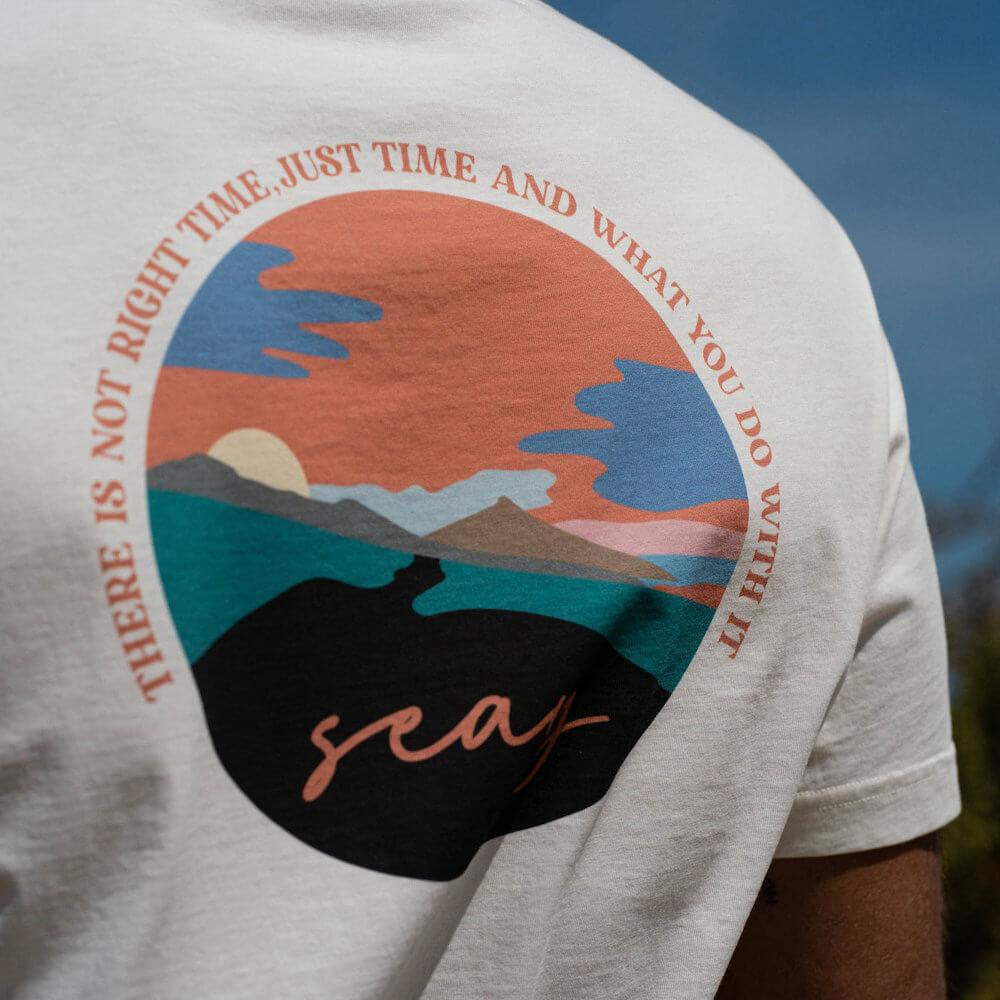 Seay / T-Shirt Bianco Naturale Kaleo Economico