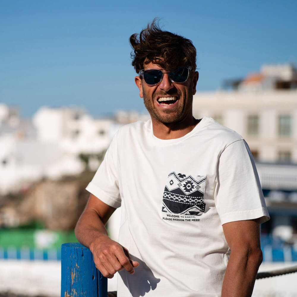 Seay / T-Shirt Bianco Naturale Kaleo Unisex Offerte