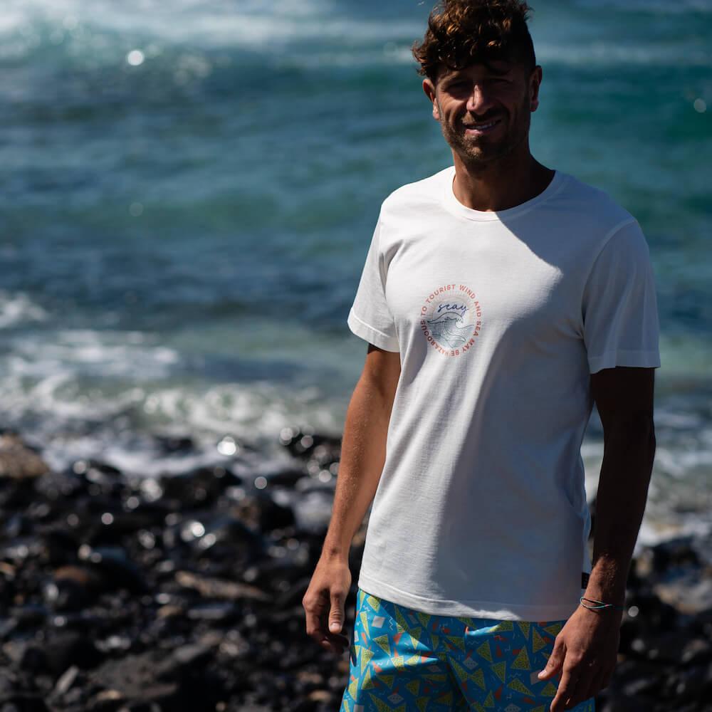 Seay / T-Shirt Bianco Naturale Kaleo Vendita Calda