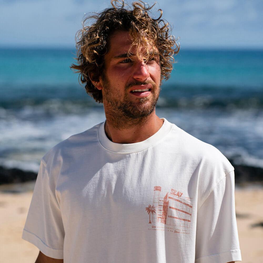 Seay / T-Shirt Bianco Naturale Ikaika Vendita Economica