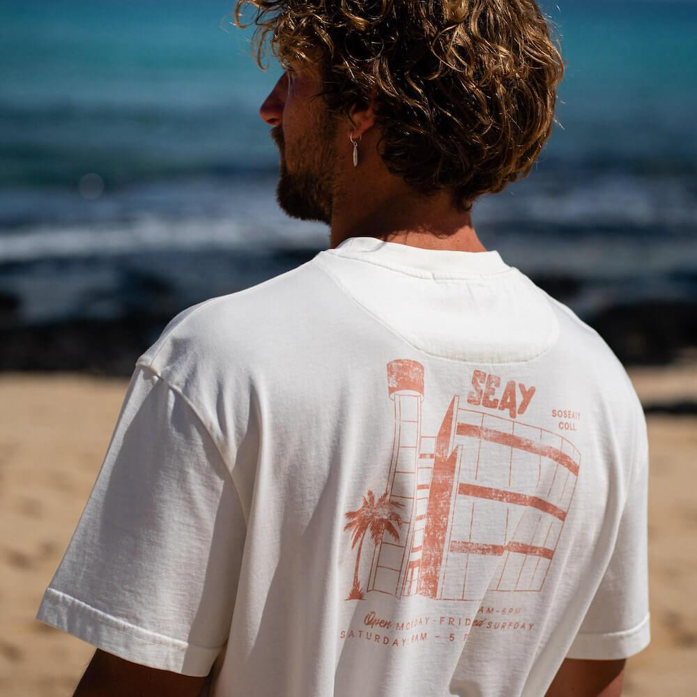 Seay / T-Shirt Bianco Naturale Ikaika Vendita Economica