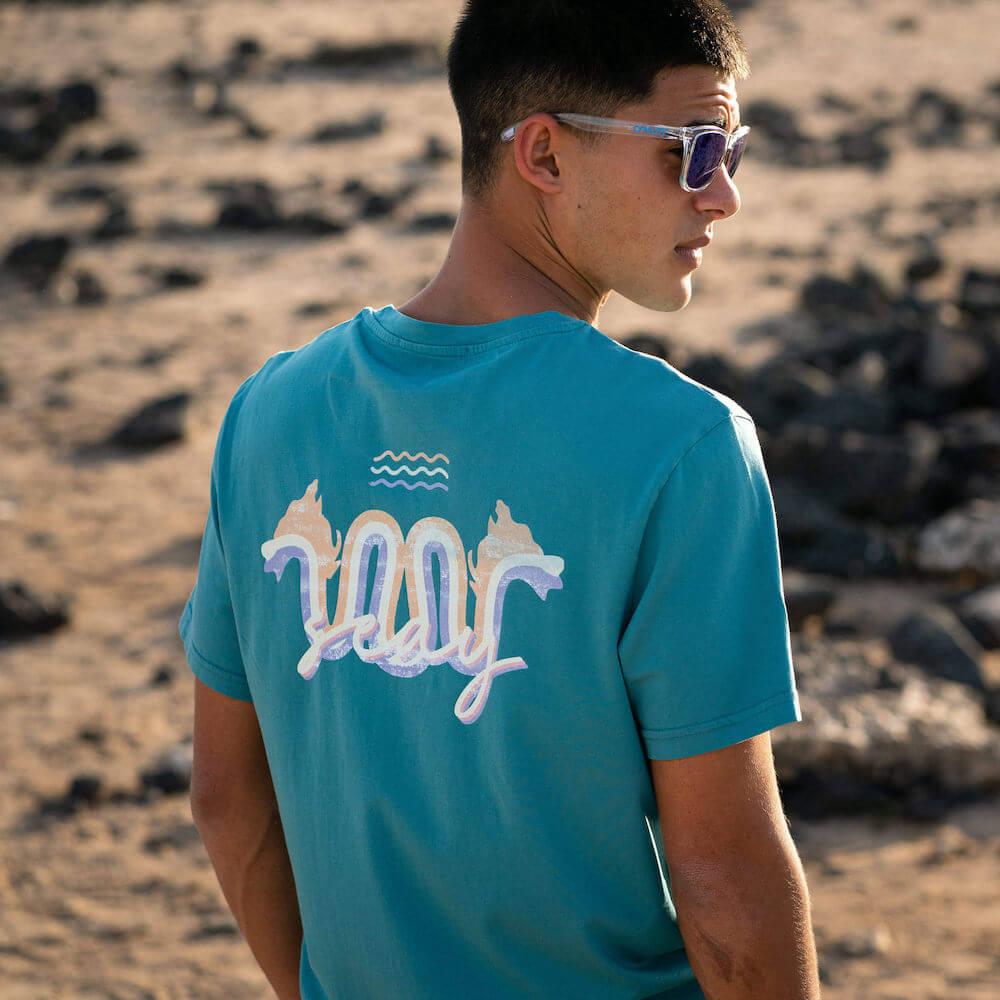 Seay / T-Shirt Verde Smeraldo Kaleo Saldi Di Fabbrica