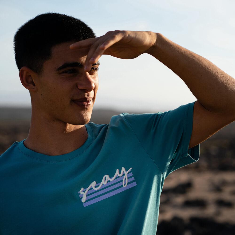 Seay / T-Shirt Verde Smeraldo Kaleo Saldi Di Fabbrica