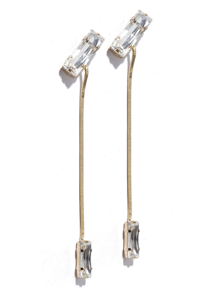 Silvia Gnecchi Baguette Earrings Online