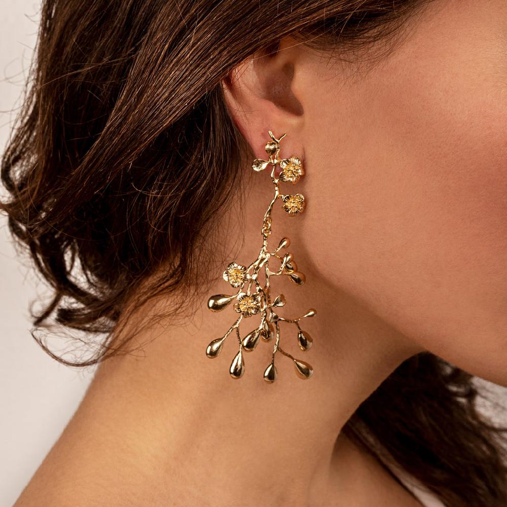 Silvia Gnecchi Botanical Earrings Italy