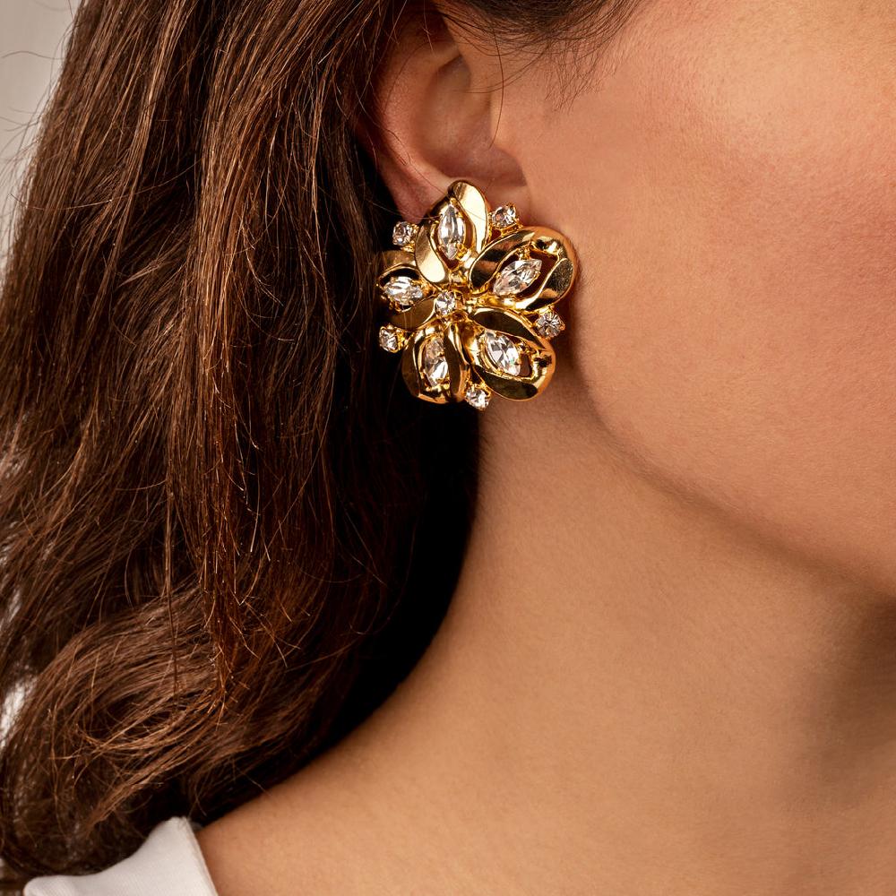 Silvia Gnecchi Camelia Earrings Pezzi Unici