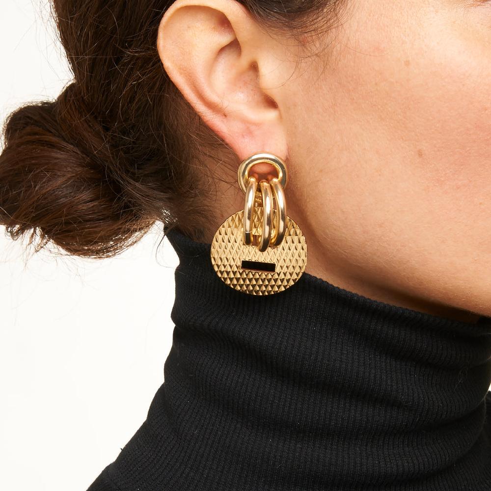 Silvia Gnecchi Disco earrings Nuovo