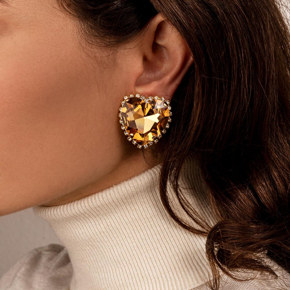 Silvia Gnecchi Ex-Hearts Earrings Shopping Online