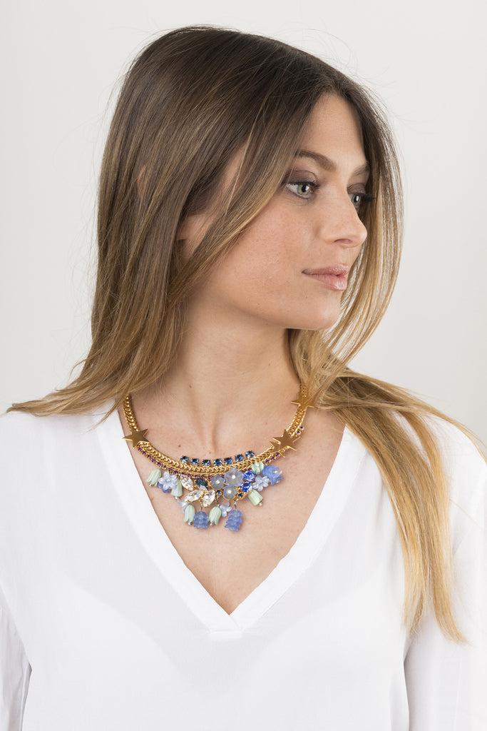 Silvia Gnecchi Kalani blue necklace Online