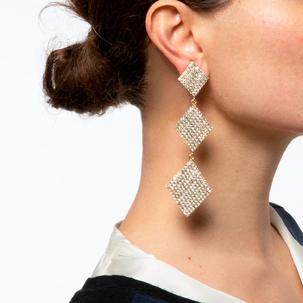 Silvia Gnecchi Rombis earrings Consegna Veloce