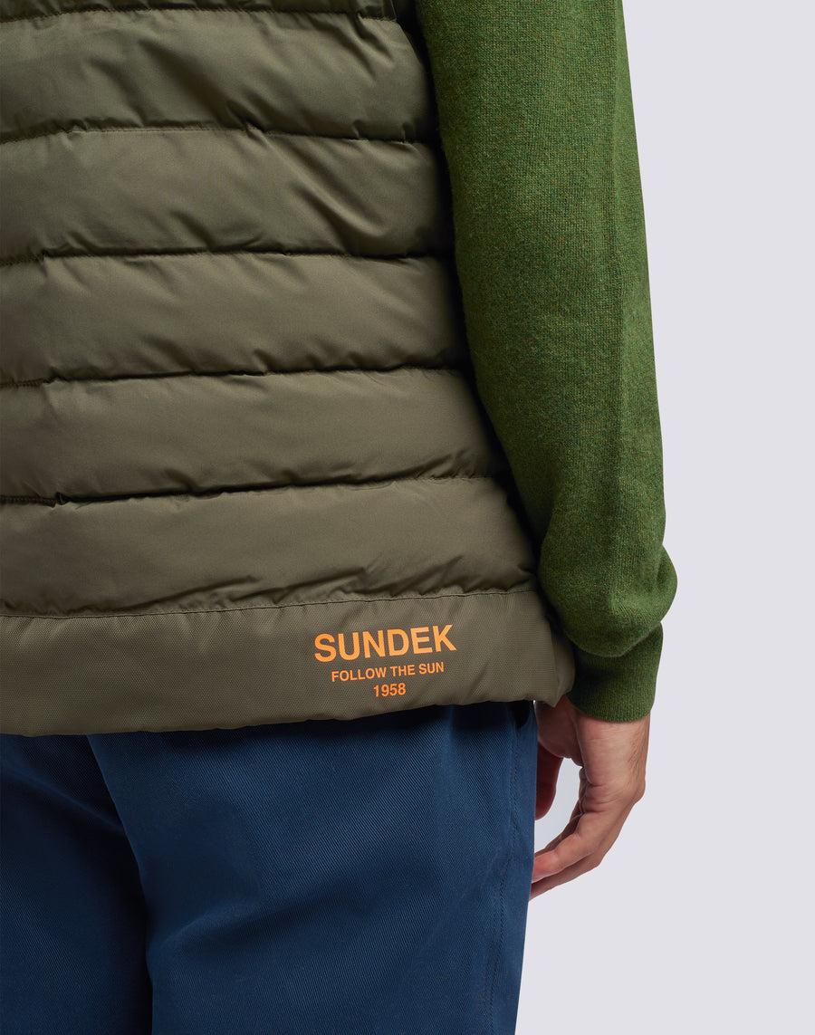 ﻿Sundek gilet trapuntato m999jvdp100-30201 Promozione