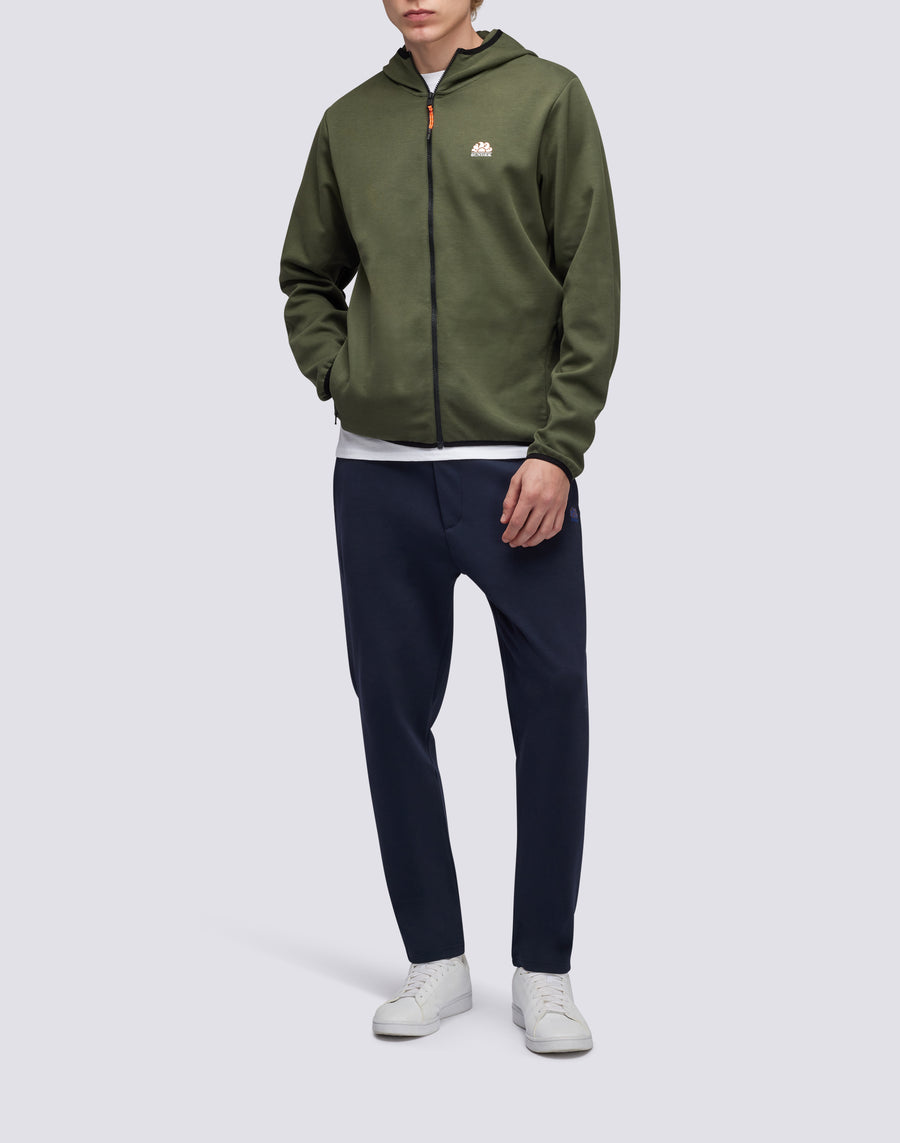 Sundek felpa full zip con cappuccio M411JHIL400-30201 Soddisfazione Garantita