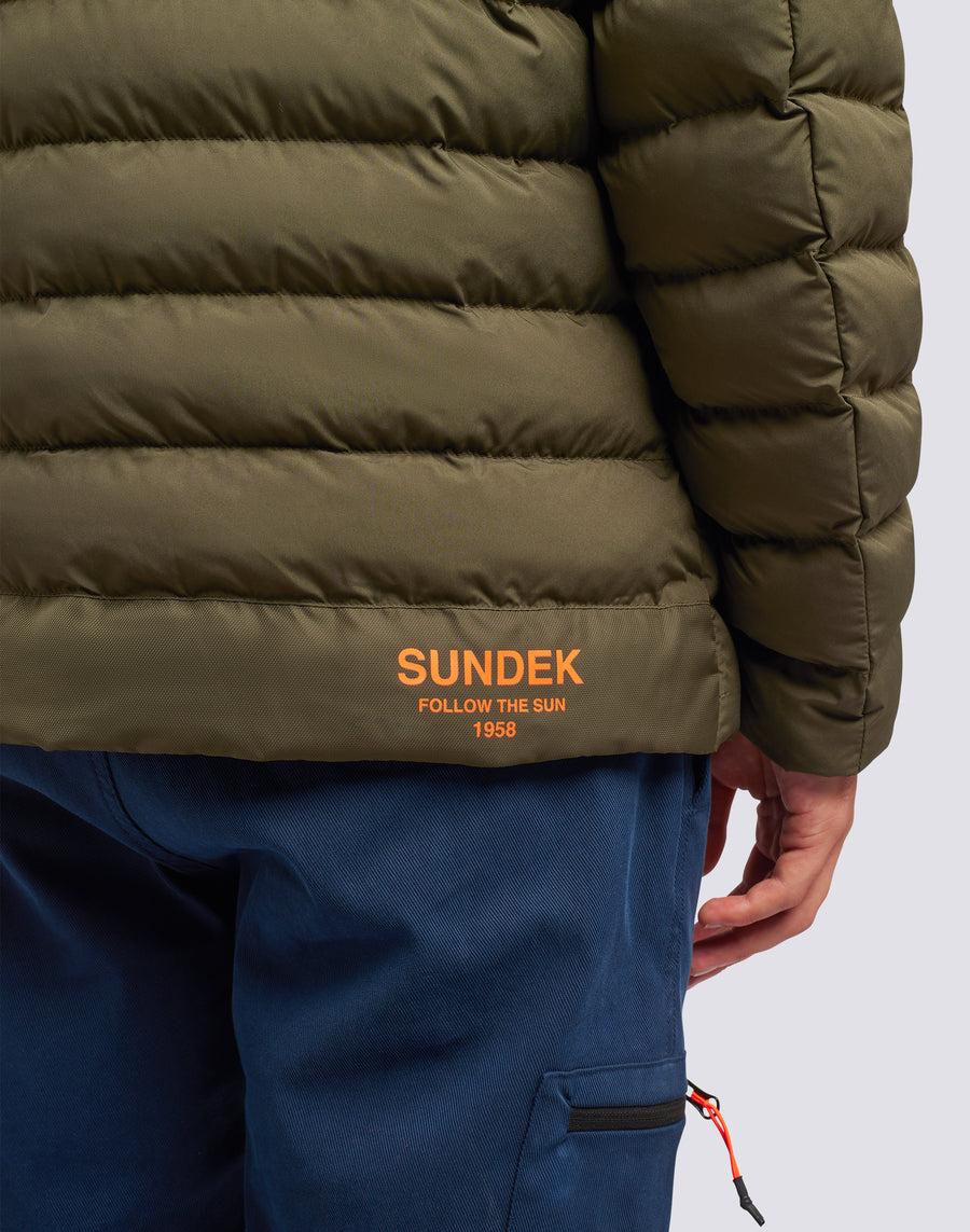 Sundek giacca trapuntata con cappuccio m998jkdp100-30201 Qualità Garantita