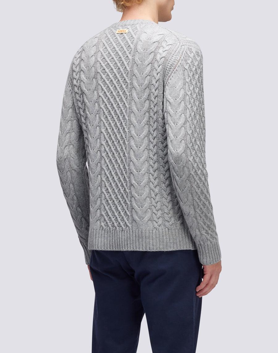 Sundek maglione a girocollo misto cashmere M354KIWS100-02900 Negozi Online
