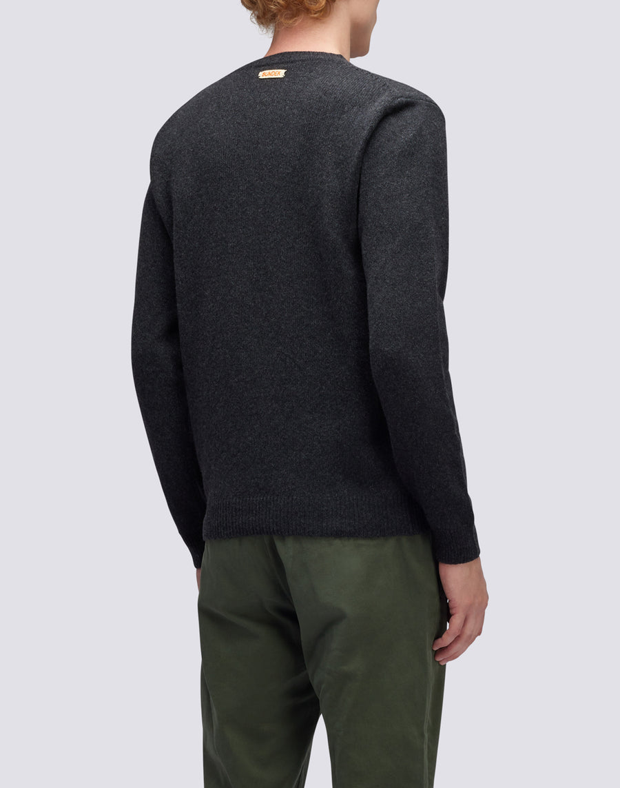 Sundek maglione a girocollo misto cashmere M352KIWS500-94400 Promozione Limitata