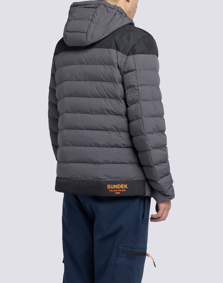 Sundek giacca trapuntata con cappuccio m998jkdp100-94401 Sottocosto
