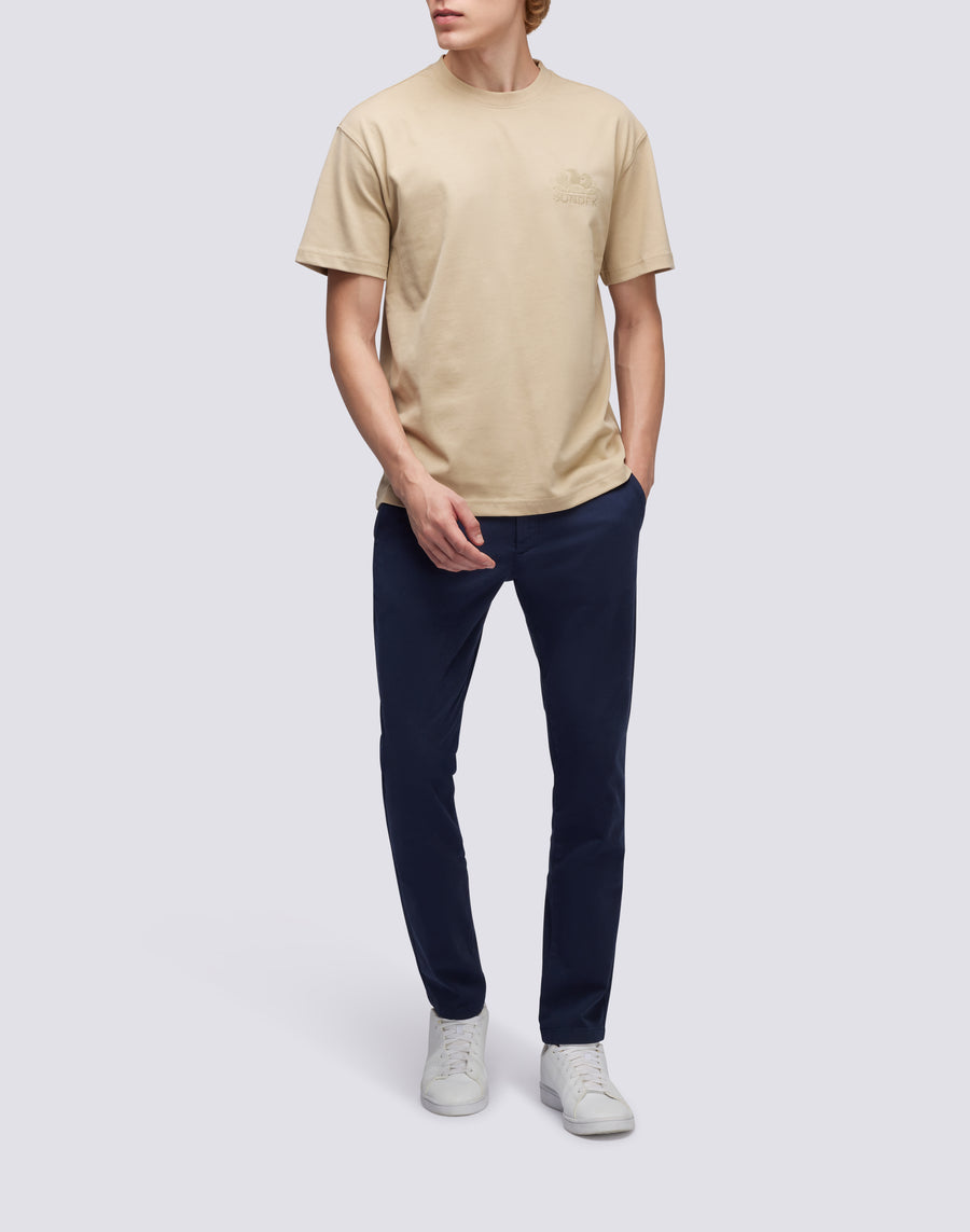 Sundek T-SHIRT GIROCOLLO CON LOGO RICAMATO M170TEJS700-65200 Vendita Calda