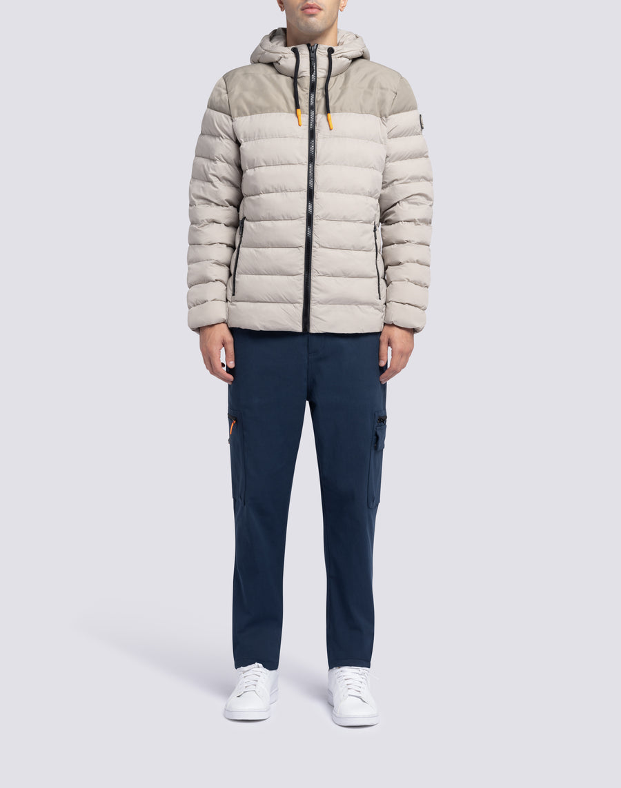 Sundek giacca trapuntata con cappuccio m998jkdp100-65201 Vendita Economica