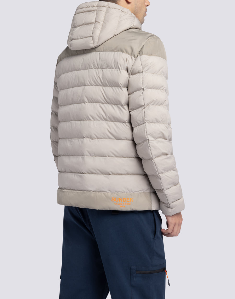 Sundek giacca trapuntata con cappuccio m998jkdp100-65201 Vendita Economica