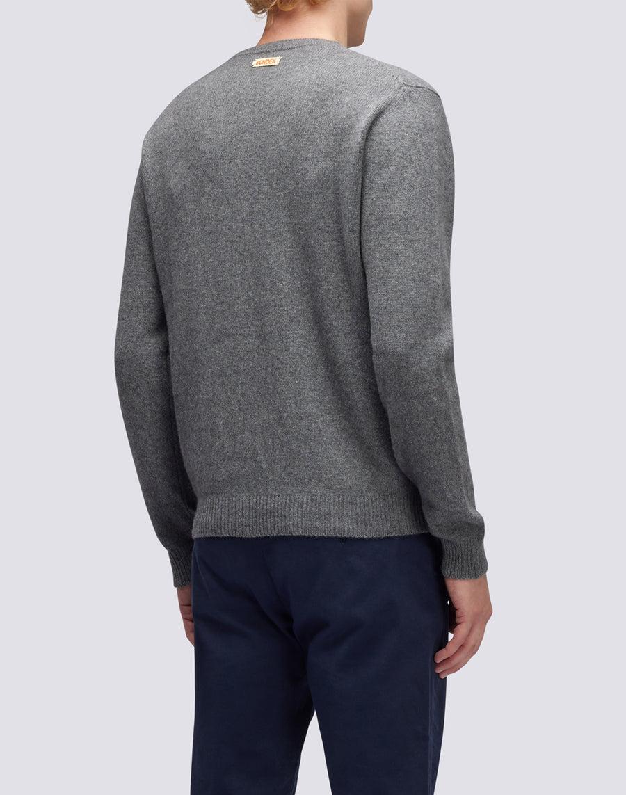 Sundek maglione a girocollo misto cashmere M352KIWS500-33700 Negozio