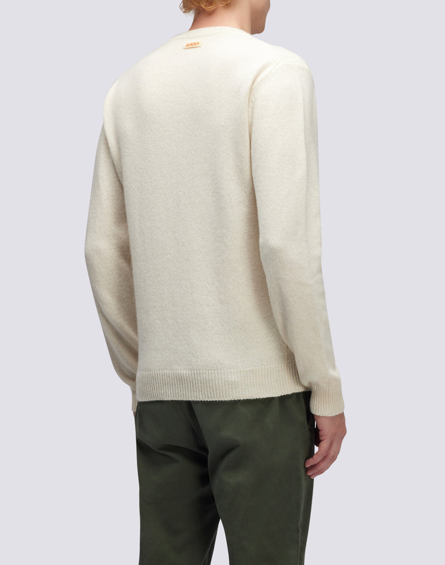 Sundek maglione a girocollo misto cashmere M352KIWS500-03900 Moda