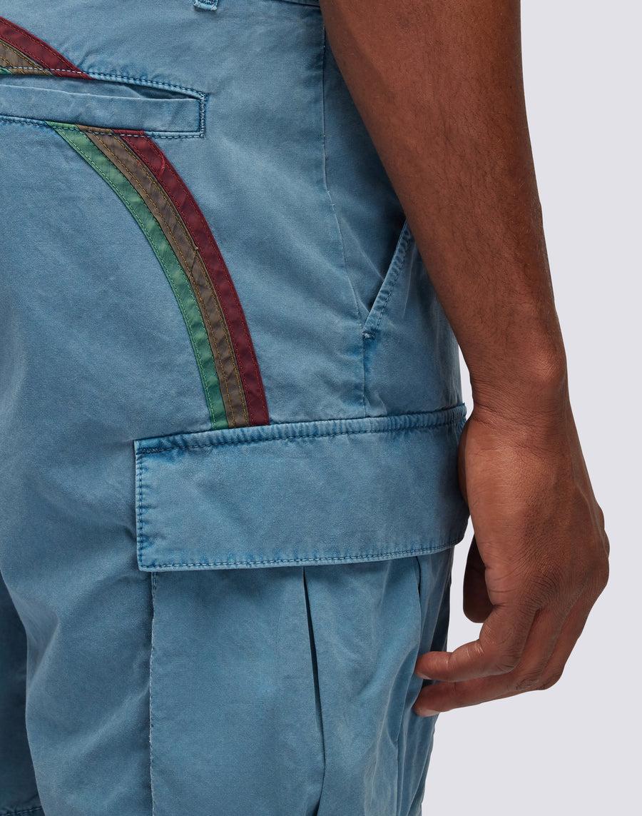 Sundek SHORTS CARGO IN TESSUTO TINTO IN CAPO CON ARCOBALENO m248wkpp900-a2601 Pezzi Unici